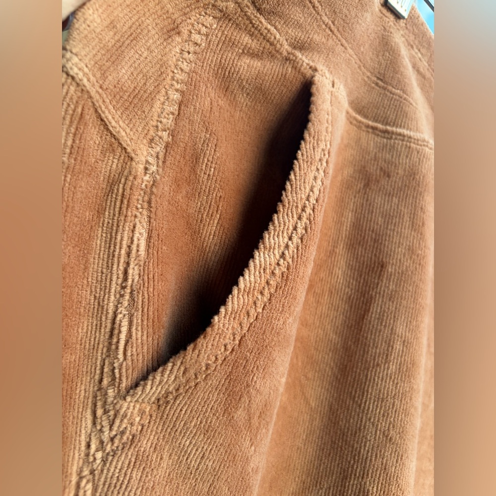 🆕 Calvin Klein Velour Wide Leg Lounge Pants Camel Soft Stretch Size 2XL, 3XL - Picture 8 of 16